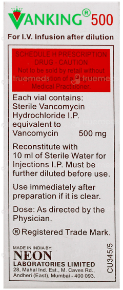 Vanking 500 Mg Injection 10 Ml